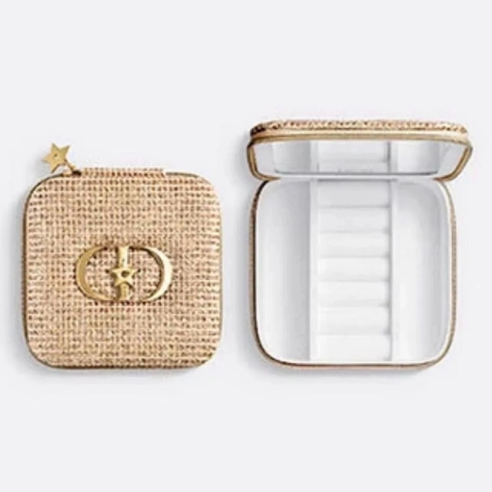 DIOR Beauty Jewelry Case 2025 Holiday Collection Gold NEW!